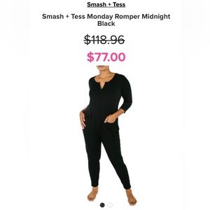 Smash + Tess Monday Romper size small